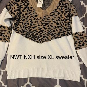 NXH sweater size XL NWT